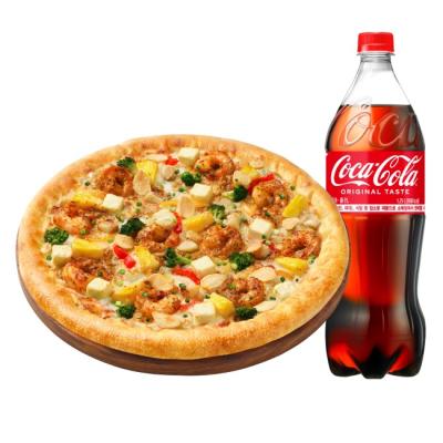 피자헛 갈릭 버터 쉬림프 치즈크러스트L + 콜라 1.25L